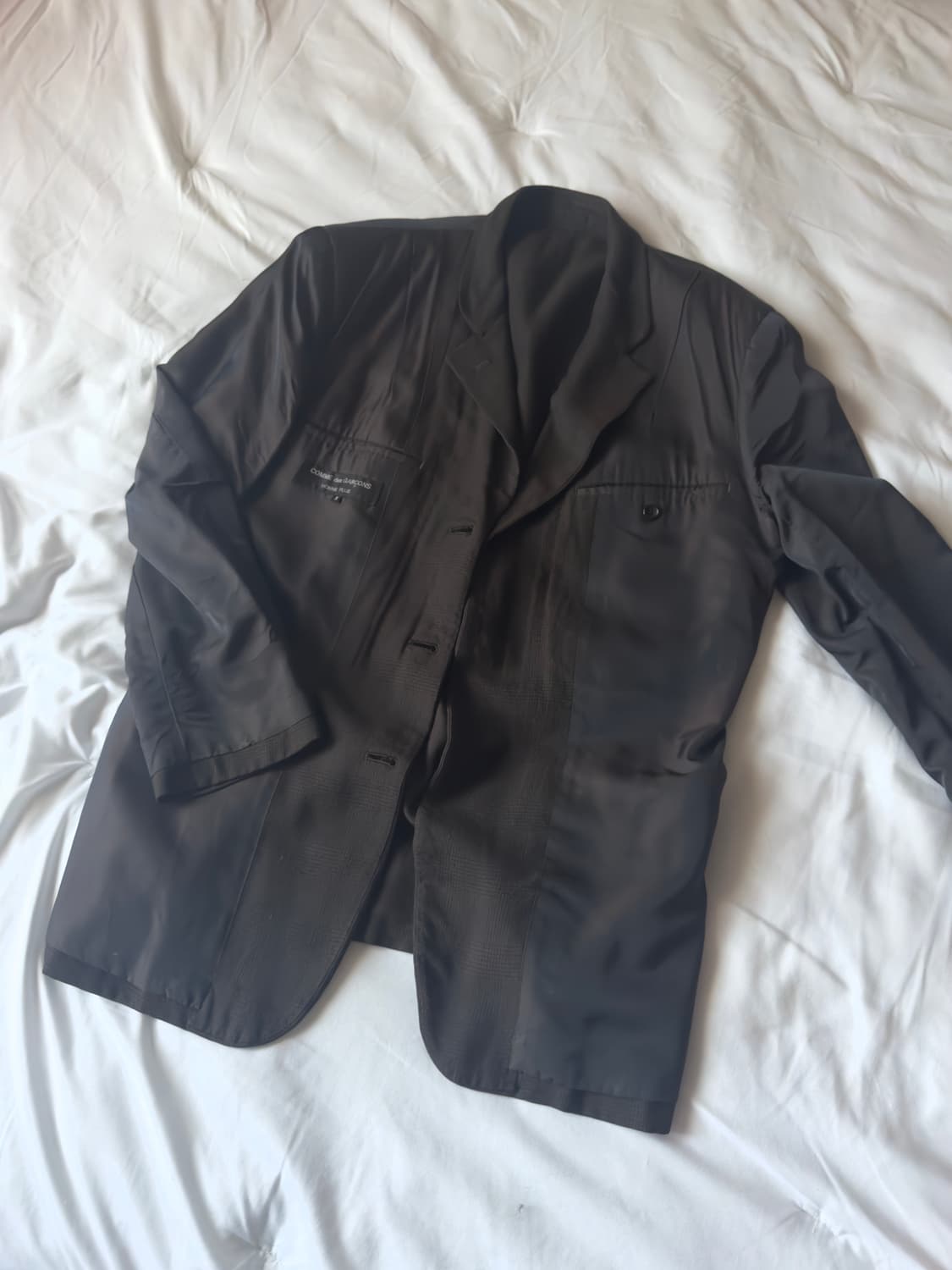 (s)꼼데가르송 옴므 플러스 인사이드 아웃 블레이저 상품이미지1