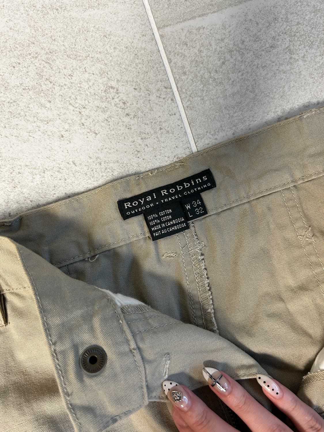 Royal robbins 베이지 카고팬츠 상품이미지3