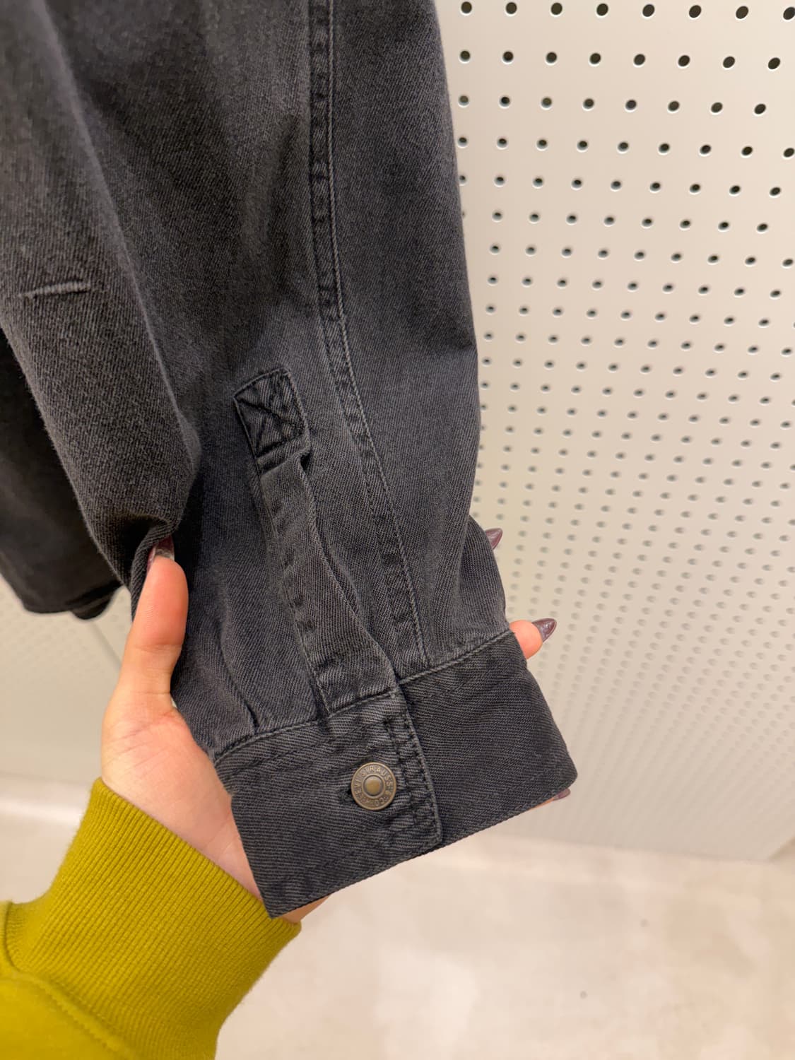 리바이스 블랙 데님 셔츠 워크셔츠 U1132 상품이미지4