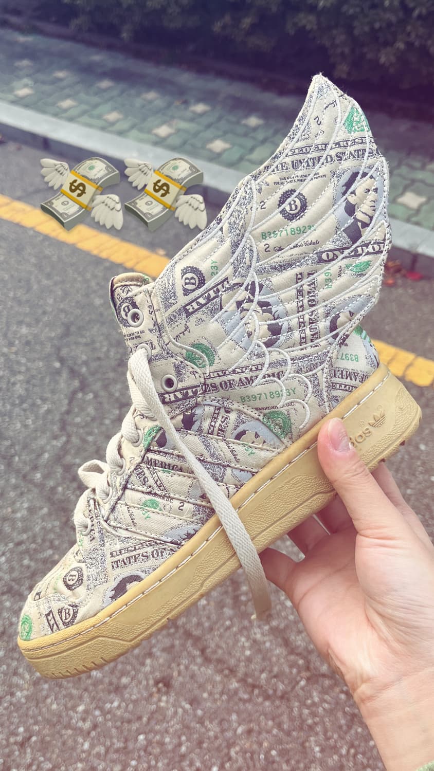 제레미스캇 아디다스 윙2.0 달러윙 머니윙 220 상품이미지1