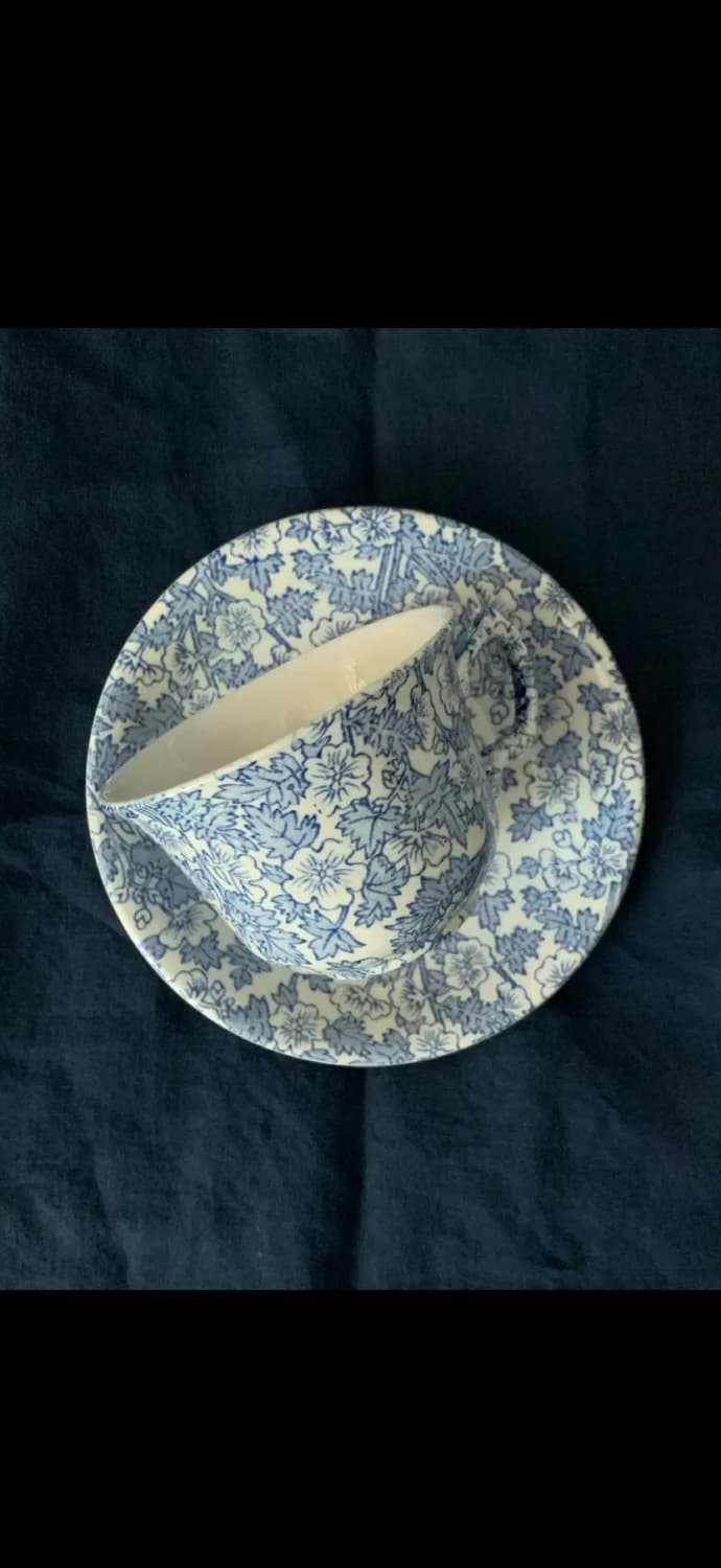 빈티지 버얼리친츠 컵앤소서  상품이미지2