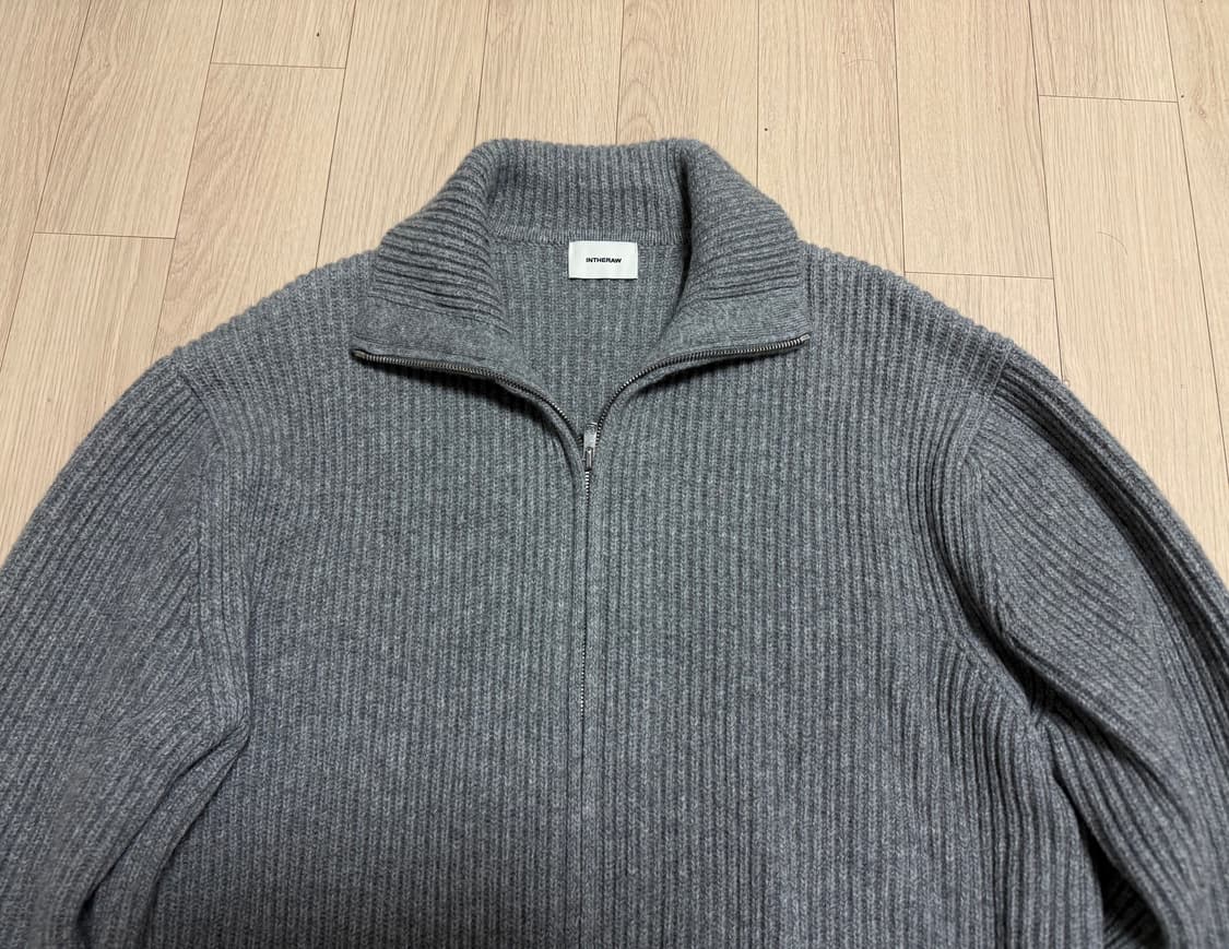 인더로우(INTHERAW) 풀집업 그레이 4 상품이미지3