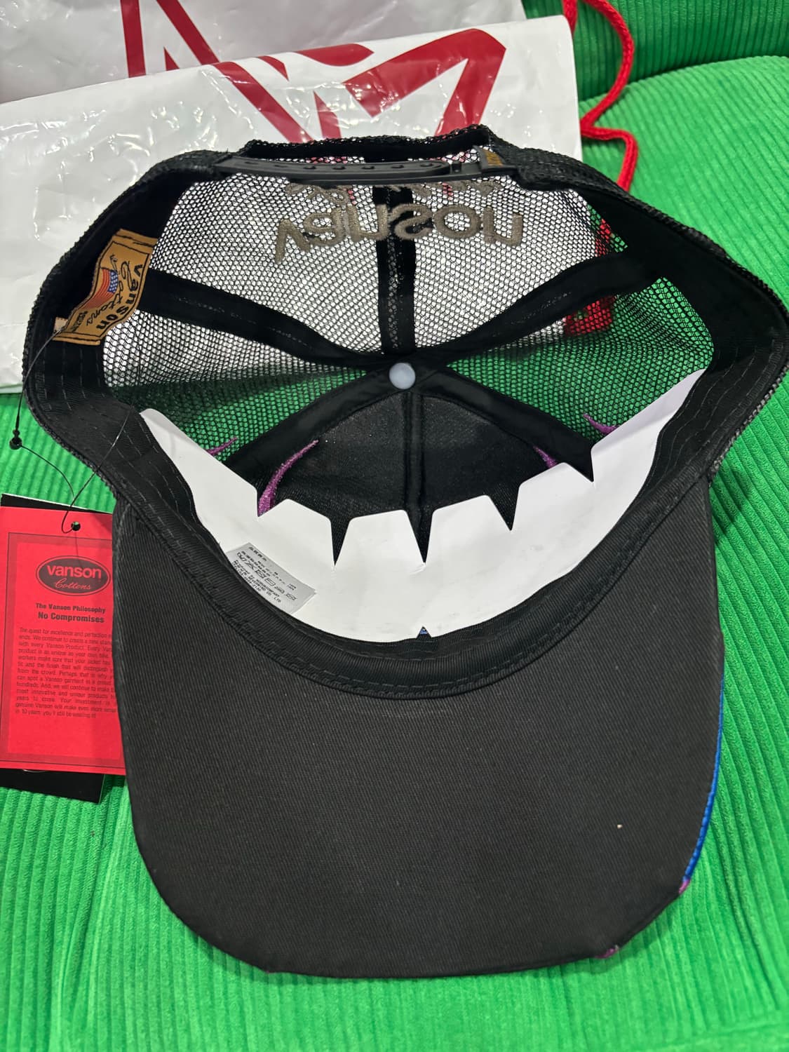 새상품 밴슨 플레임 트러커캡 상품이미지7