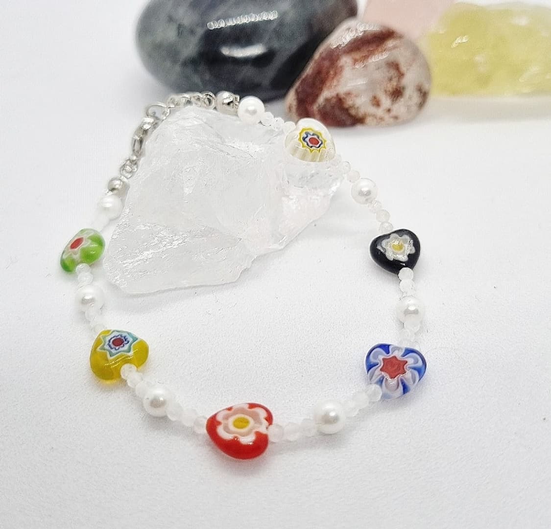 핸드메이드.세제품)베네치아원석팔찌 상품이미지1