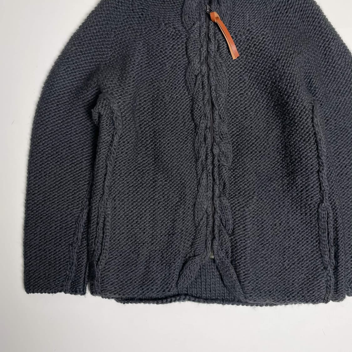 Rna 울 100 니트 집업 자켓 상품이미지3