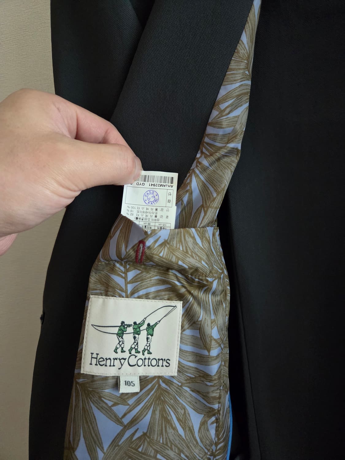 헨리코튼 여름 셋업 자켓+팬츠 상품이미지4