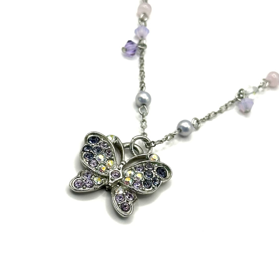 Annasui purple butterfly necklace 상품이미지2