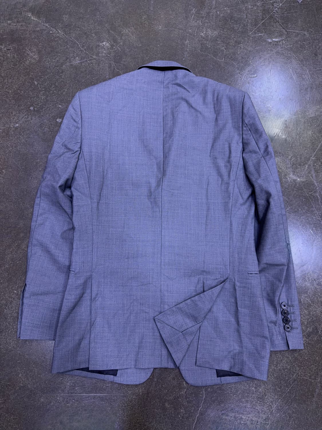 시스템옴므 울 그레이 수트셋업 자켓 팬츠 슬랙스 46 상품이미지3