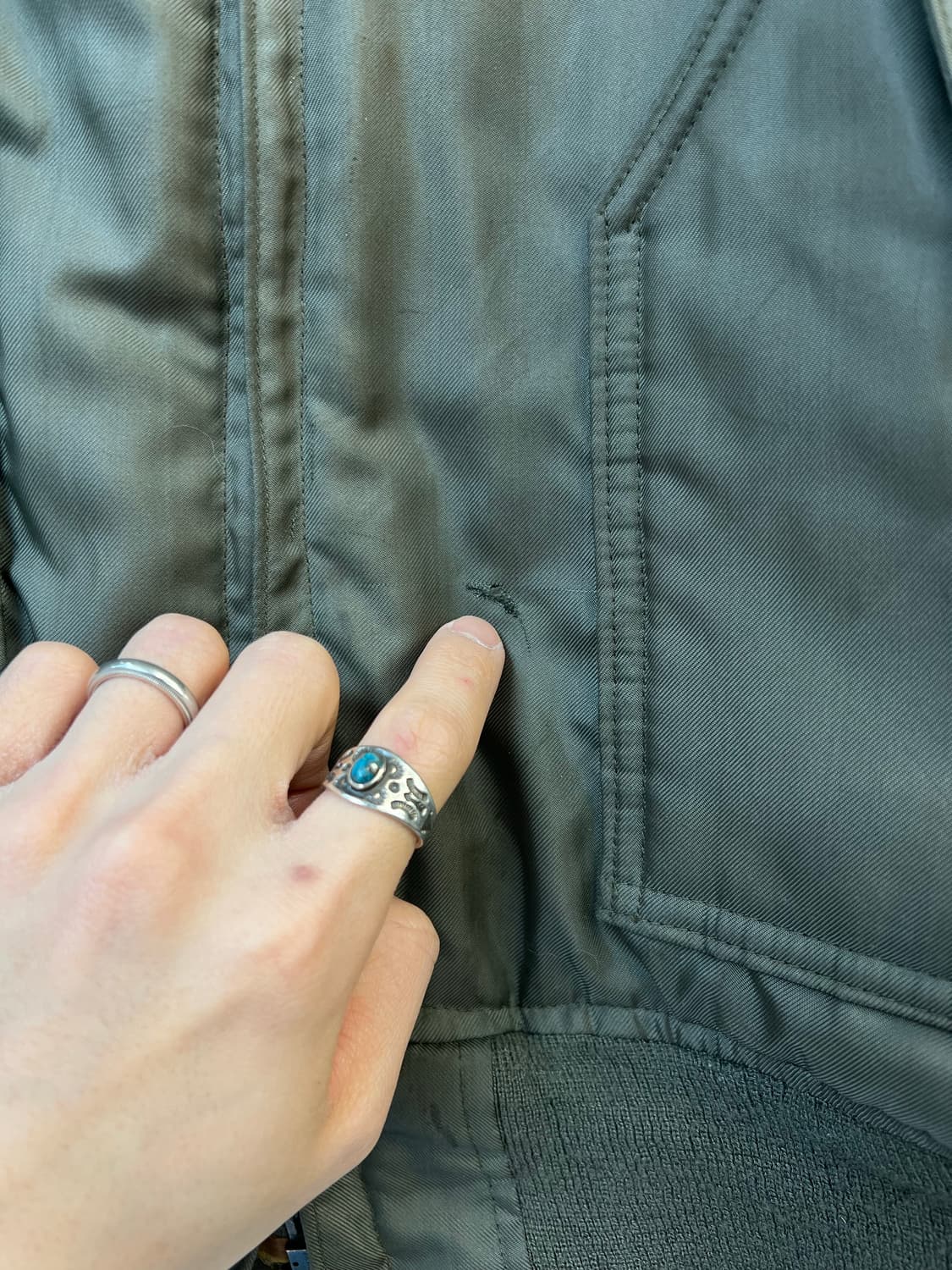 (110)80s CWU-45p 플라이트 자켓 상품이미지8