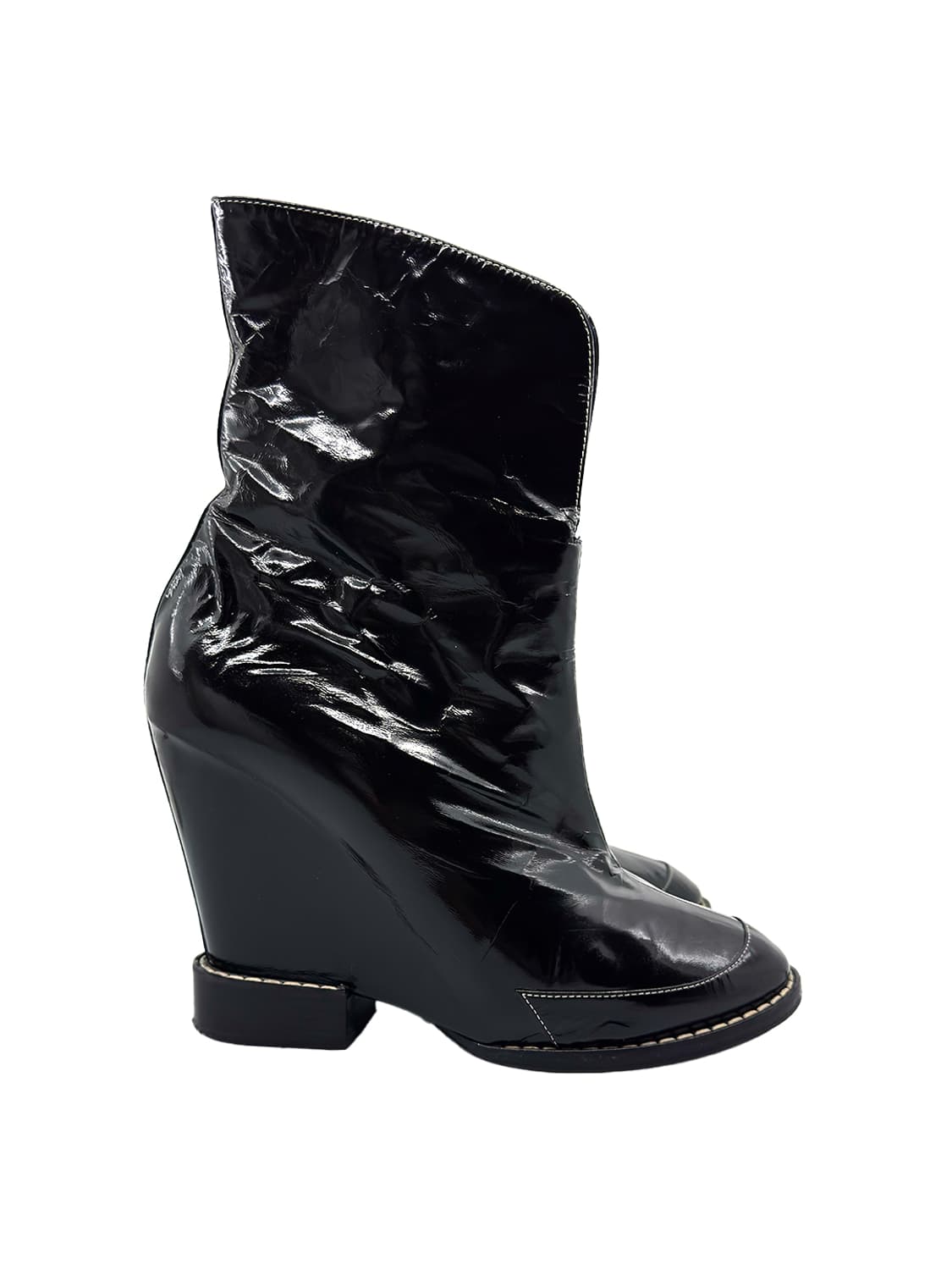Chloe Patent Leather Wedge Boots/ 37 상품이미지4