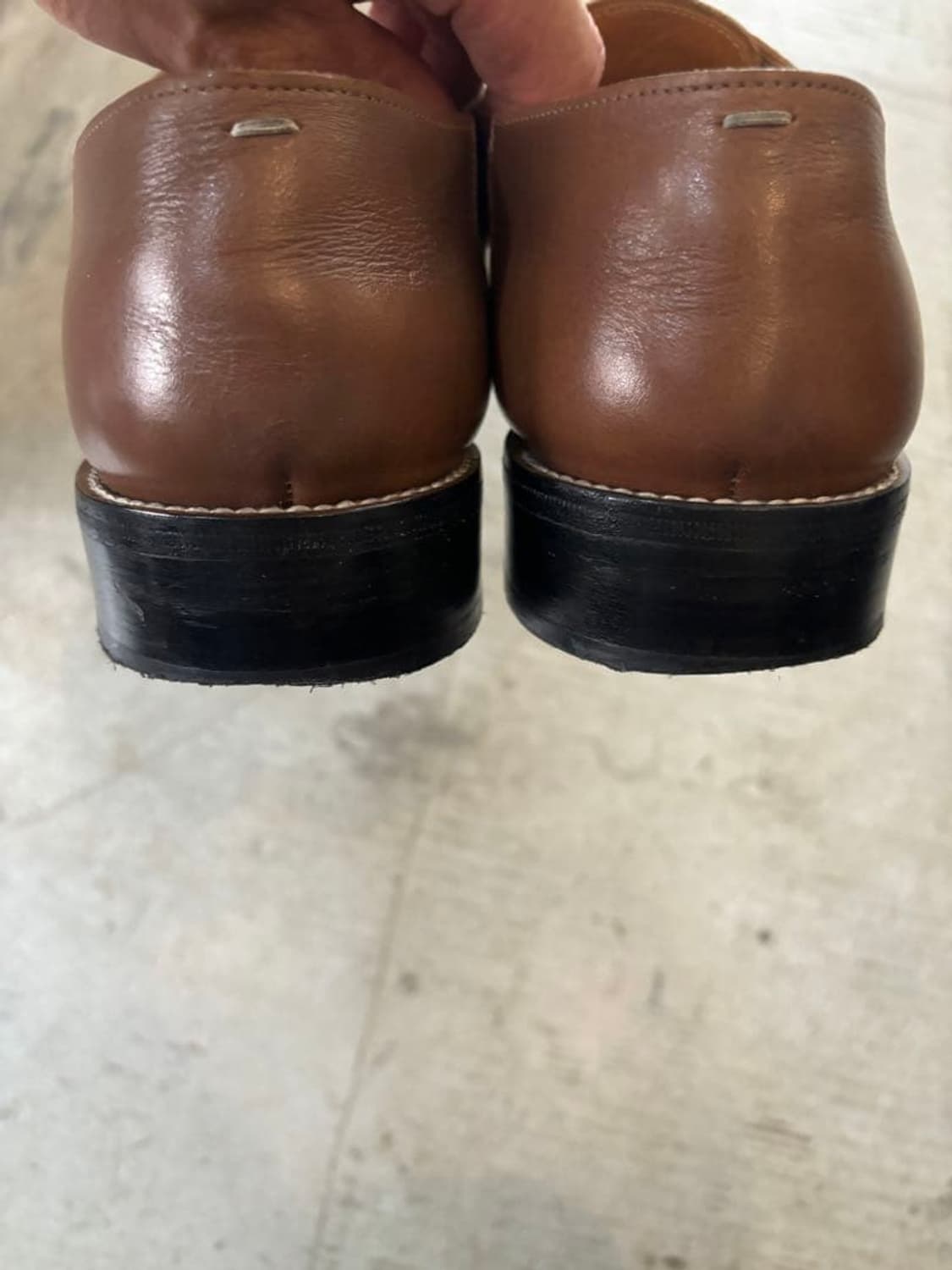 Marlgiela plain toe derby 상품이미지3