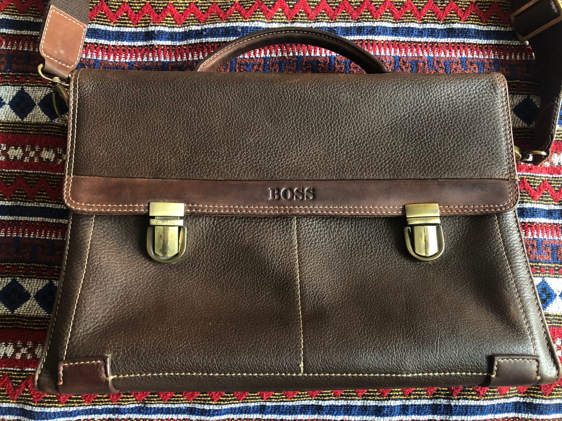 휴고보스 레더 브리프케이스 상품이미지3