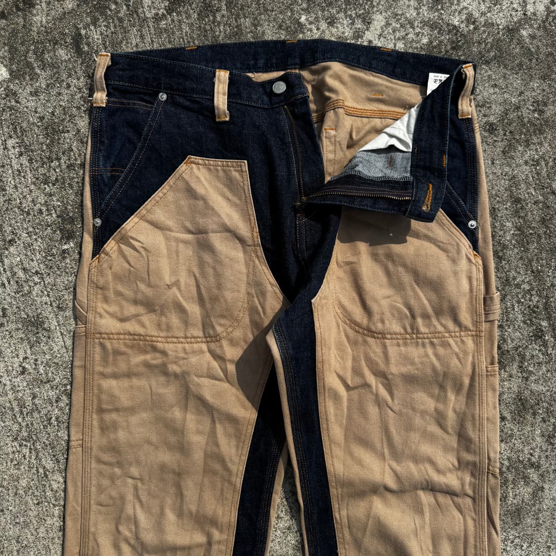 [36] Kojima Genes 코지마진 더블니 데님 팬츠 상품이미지3