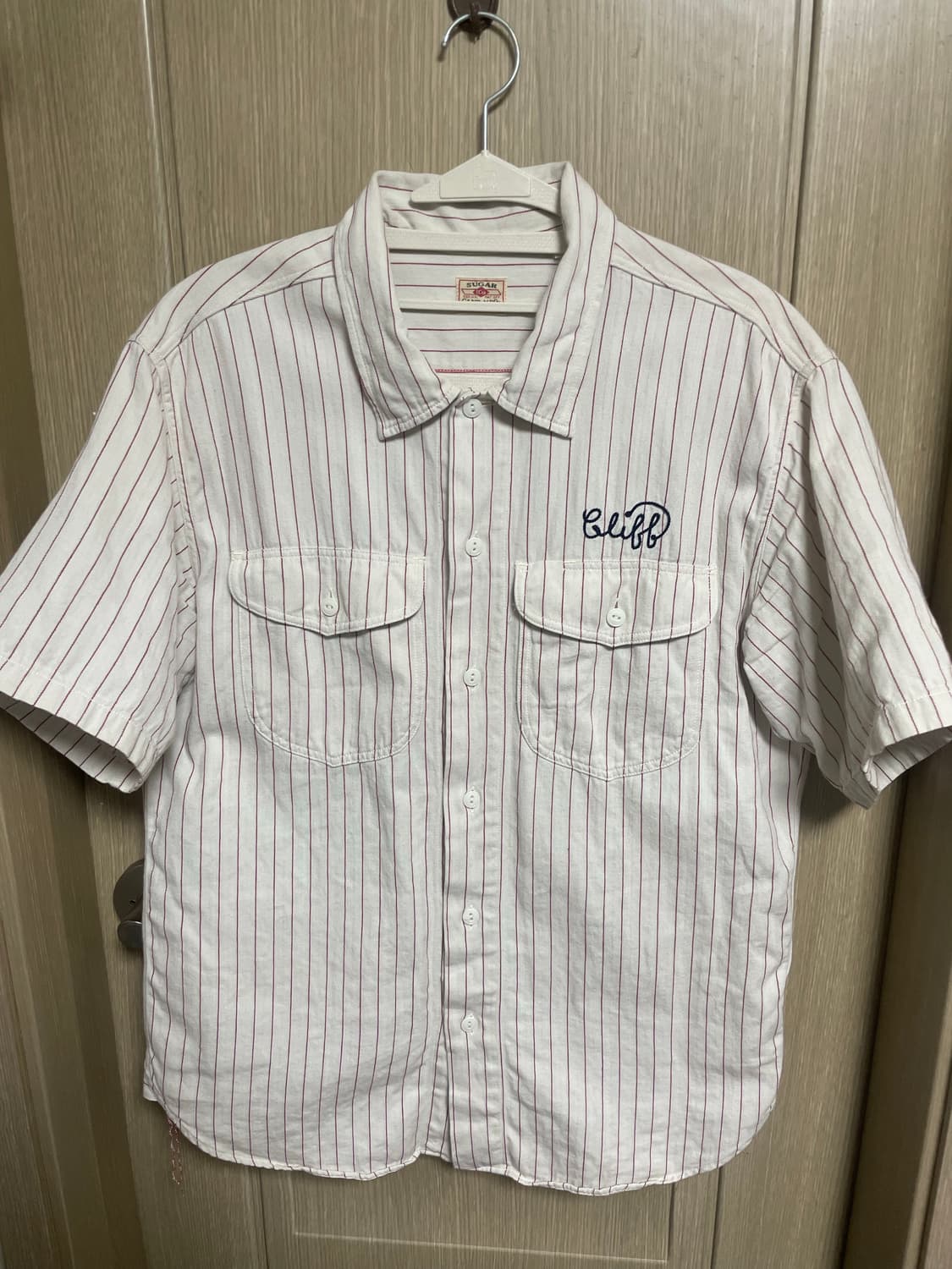 Coke Stripe Work S/S Shirt 상품이미지1