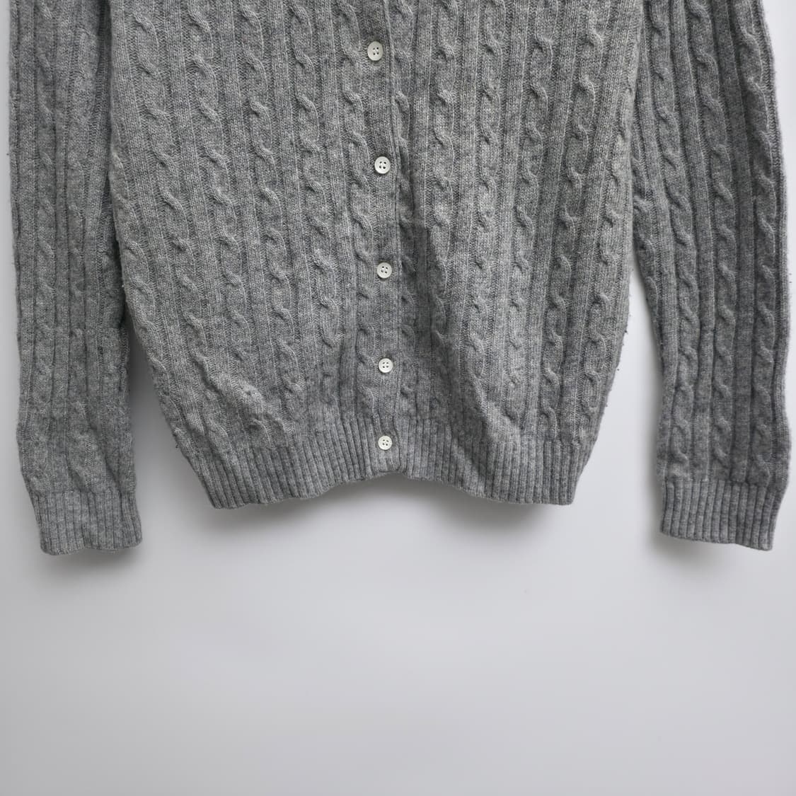 [S] 폴로 랄프로렌 그레이 케이블 가디건 상품이미지3