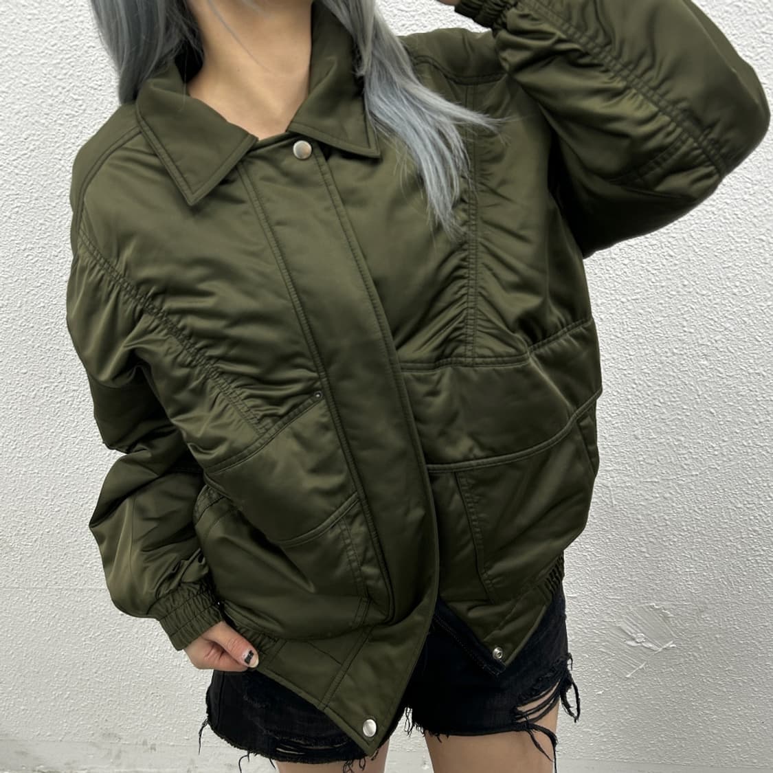 메종미네드 ma-1 올리브카키 봄버 자켓 상품이미지1