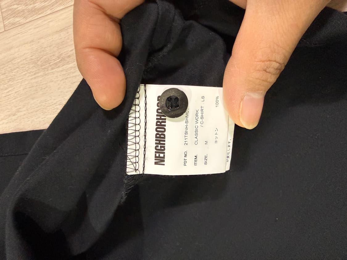 Neighborhood 네이버후드 블랙 셔츠 상품이미지5