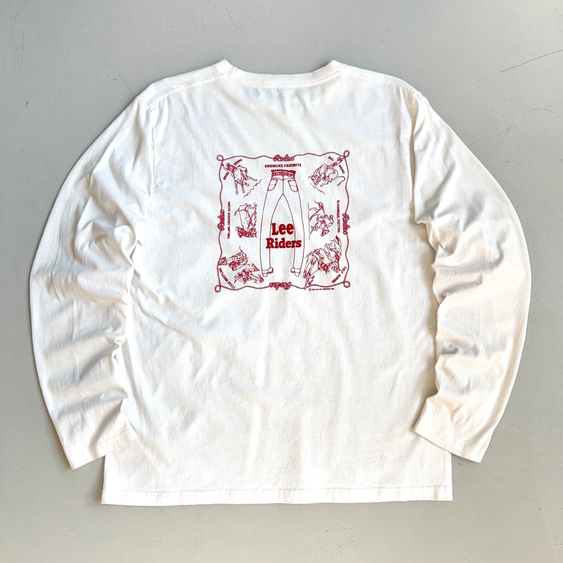 LEE 리 제팬 롱슬리브 화이트 상품이미지3