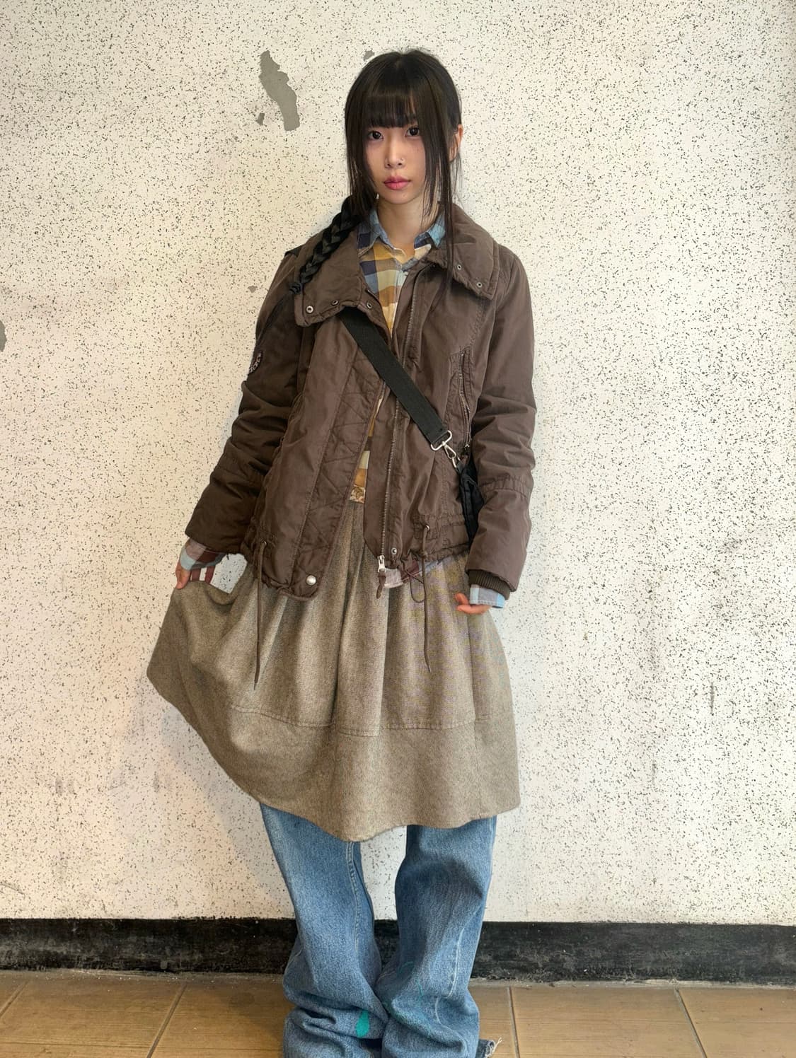 재패니즈 빅카라 자켓 상품이미지2