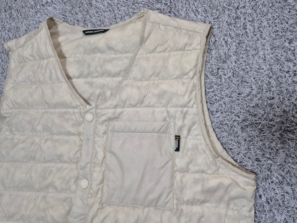 내셔널지오그래픽 남성 경량 구스다운 조끼 100 상품이미지2