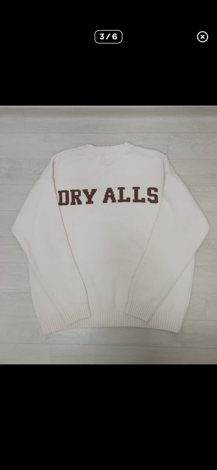 휴먼메이드 아이보리 니트 판매 상품이미지3