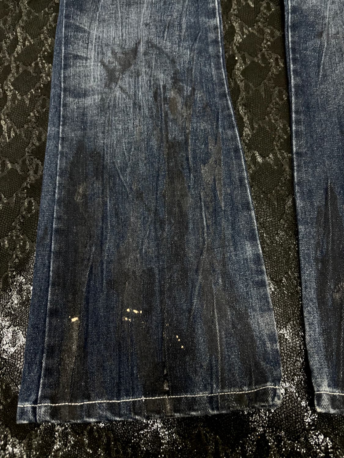 “Vintage” Y2K Dirty Washed Zipper Detail 상품이미지2