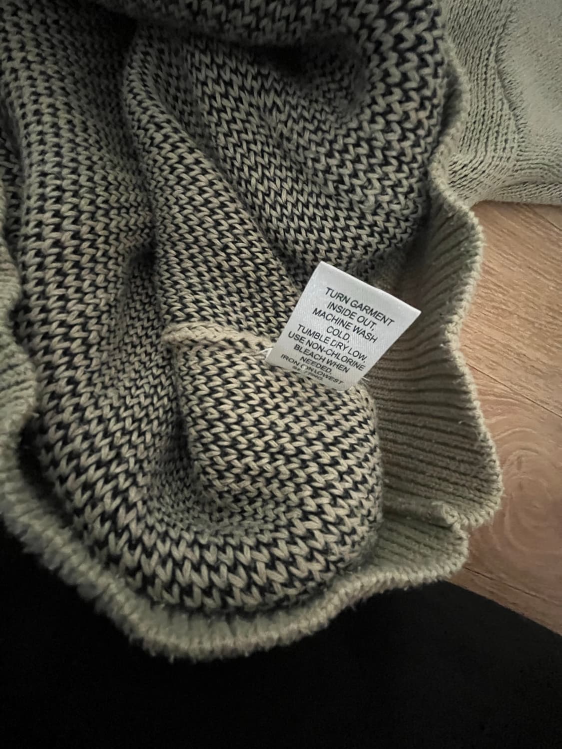 [택포 S]  급처우주매물 에센셜 피어오브갓 니트후디 상품이미지5