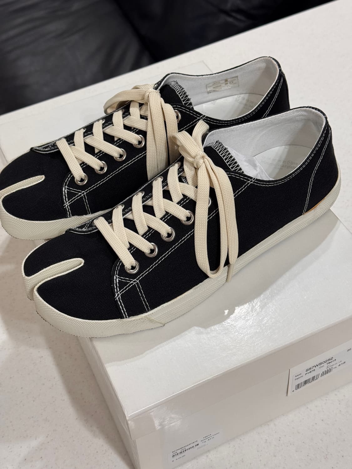 메종 마르지엘라 타비 로우 블랙 상품이미지6