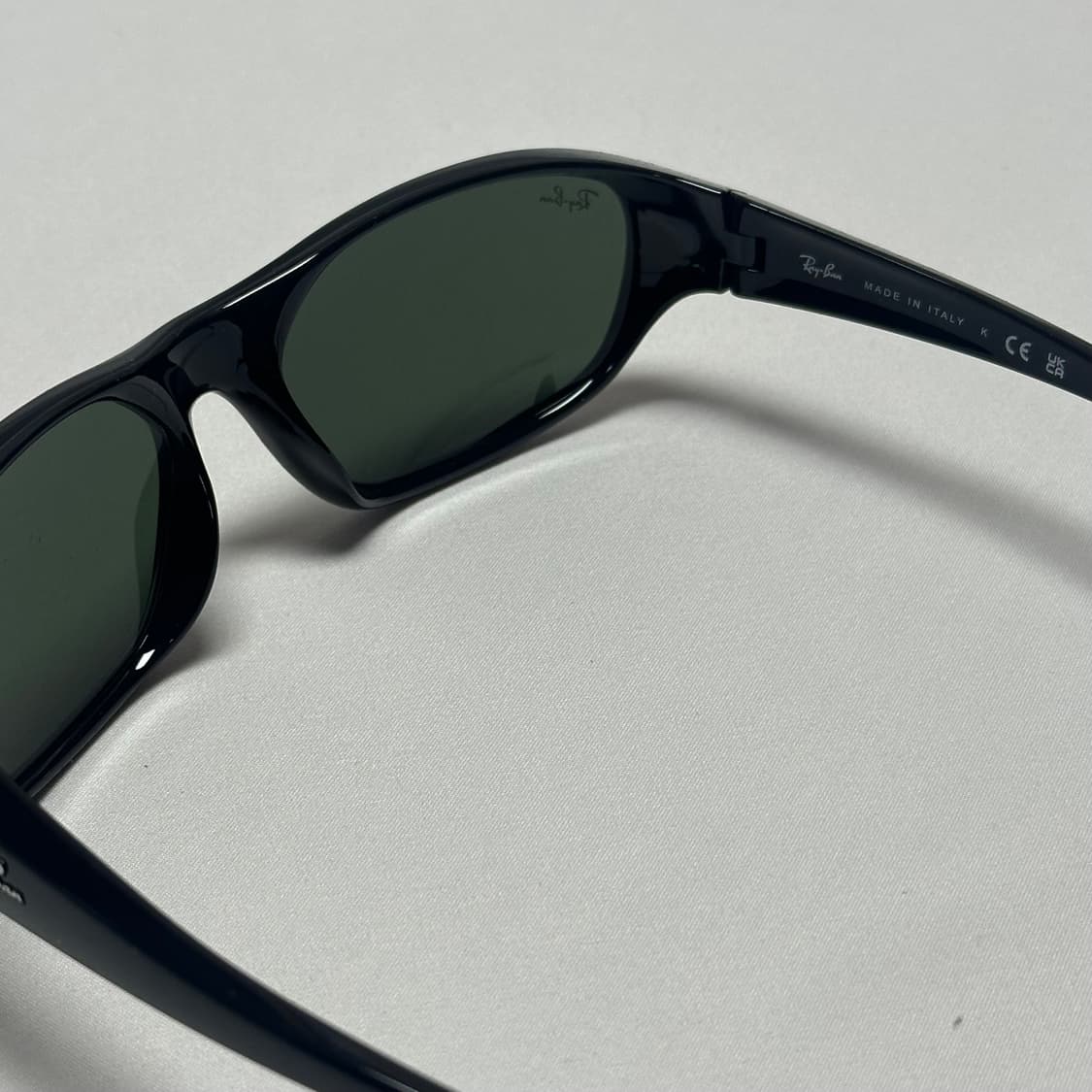 레이밴 대디오 폴리쉬드 블랙 프레임 고글 선글라스 새제품 상품이미지3