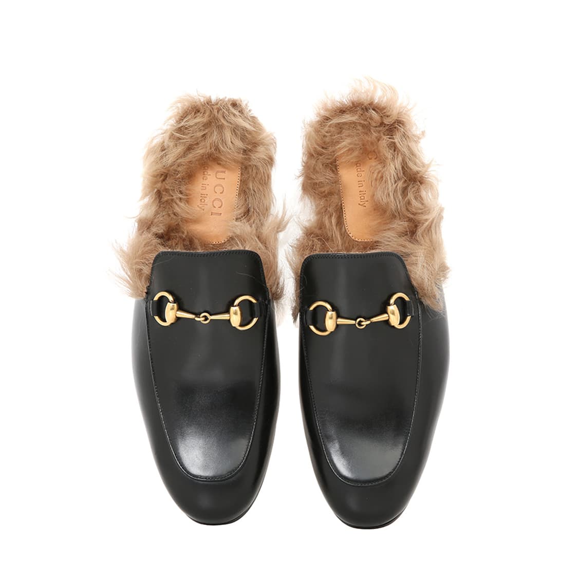 구찌 프린스타운 홀스빗 FUR 퍼뮬 블랙 블로퍼 397647 상품이미지7