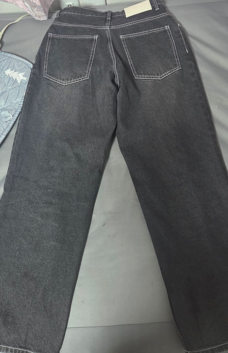 데케트 디프 플리츠 와이드 데님 팬츠 26사이즈 상품이미지3