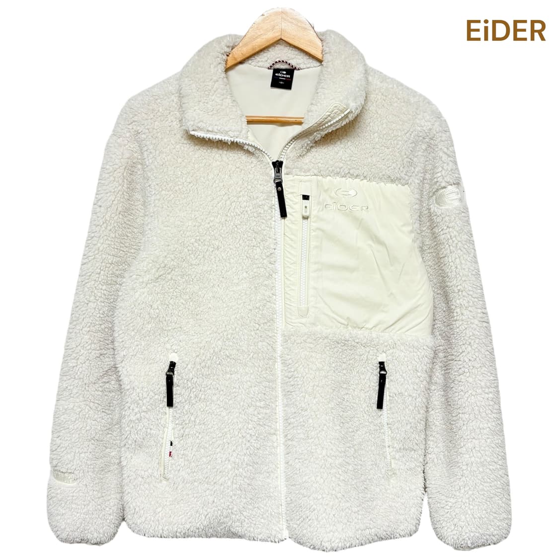 아이더 아이보리 뽀글이 후리스 플리스자켓  상품이미지1