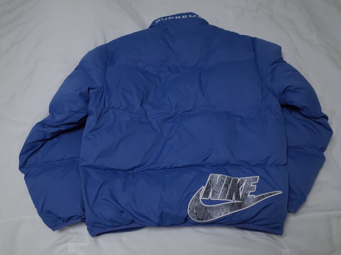 [M] 슈프림 x 나이키 리버시블 퍼피 자켓 블루 상품이미지4