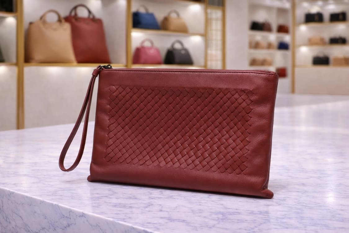 [A급] 보테가베네타 인트레치아토 클러치 판매합니다!!! 상품이미지1