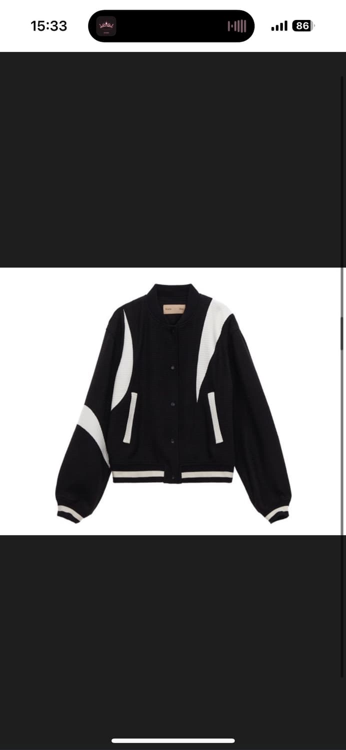 마뗑킴 베이스볼 바시티자켓 상품이미지1