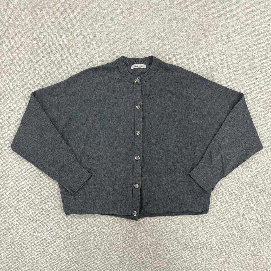 F 빈티지 여성 그레이 긴팔 가디건 0202M1 상품이미지1