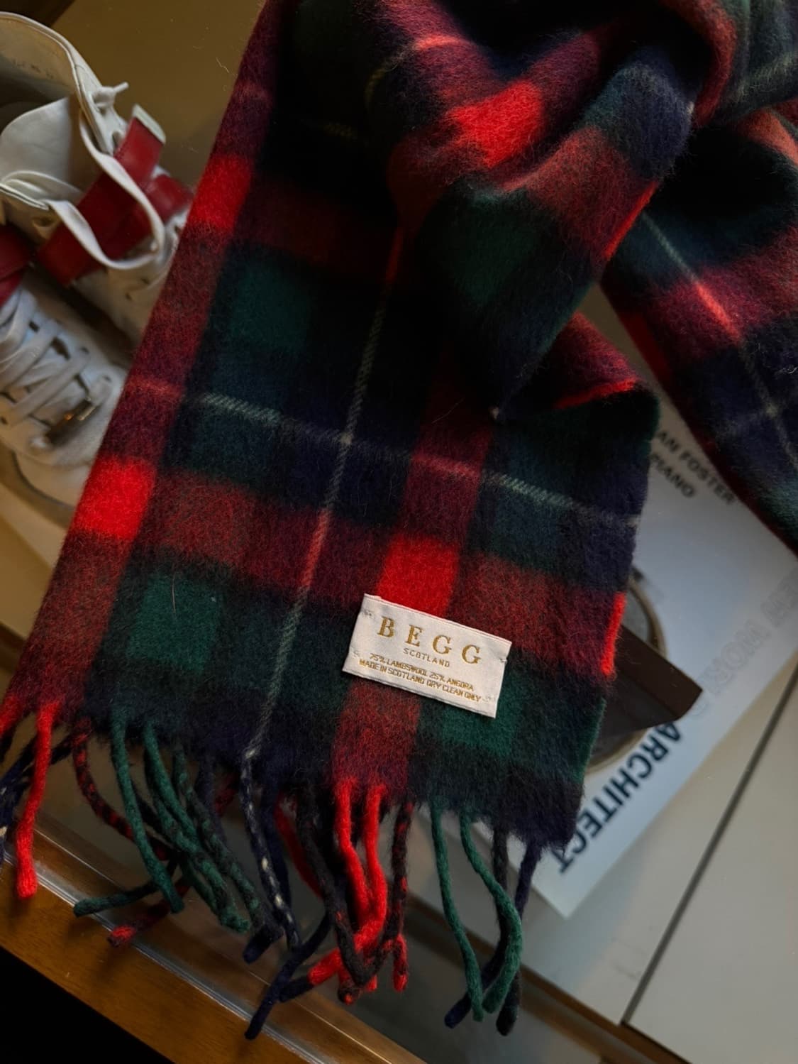 BEGG 앙고라 울 머플러 상품이미지3