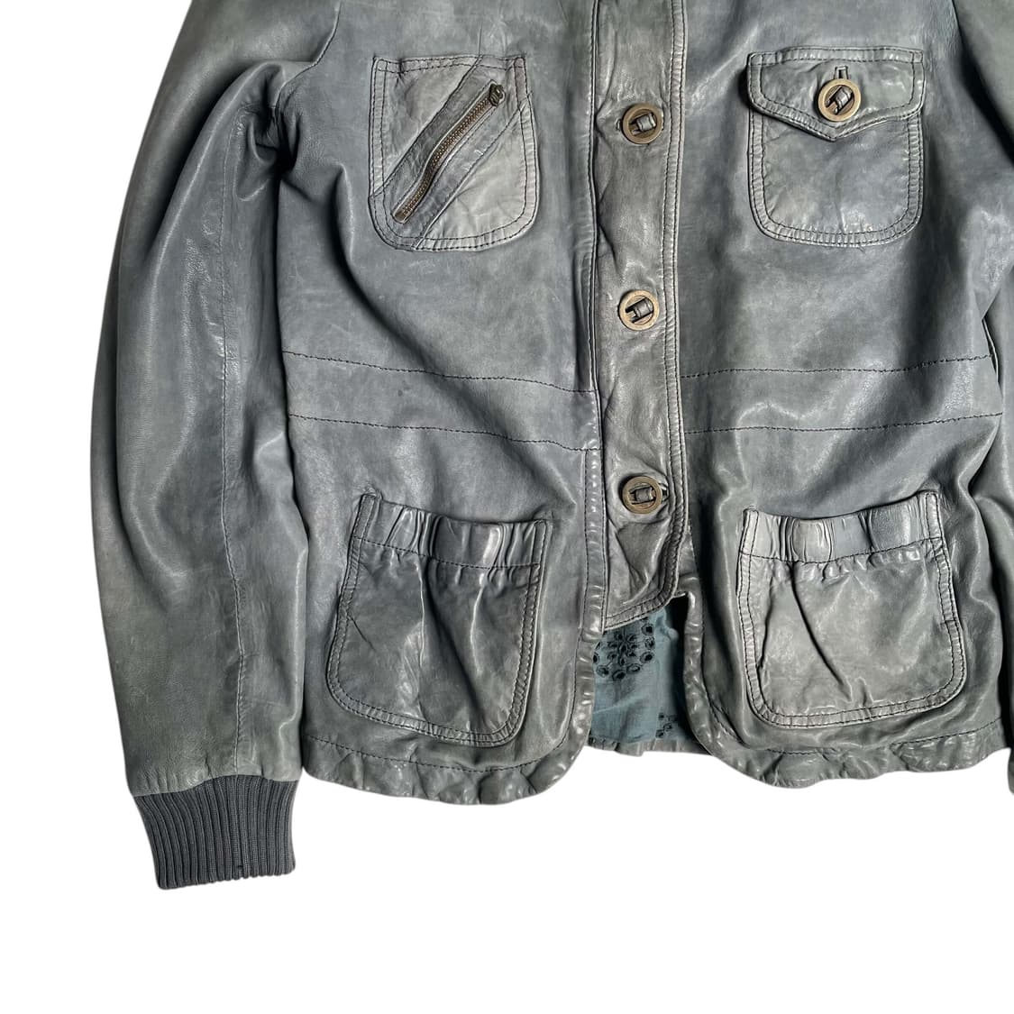 Max&co 그레이 양가죽 자켓 상품이미지3