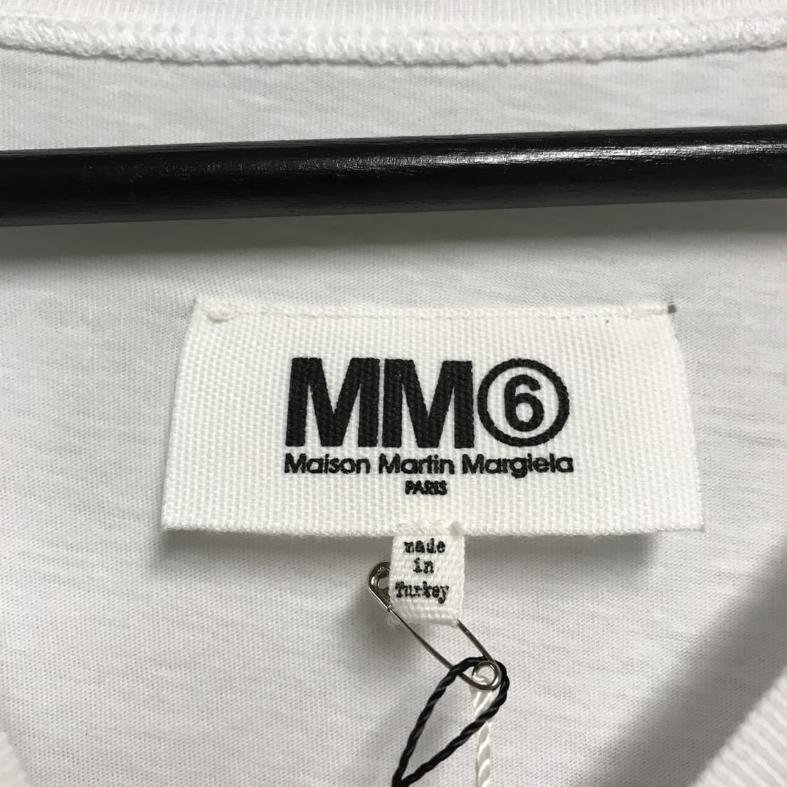 MM6 마르지엘라 화이트 반팔 티셔츠 새상품 XS 상품이미지7