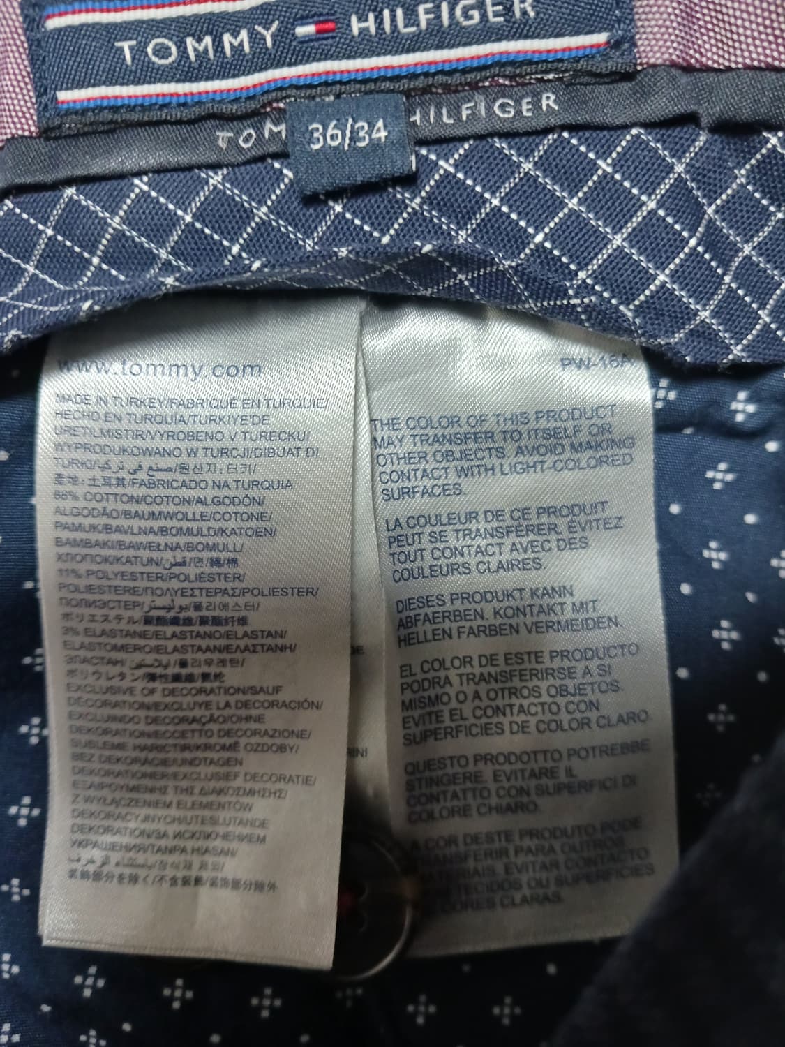 [36] 타미 힐피거 스트레이트핏 체크 덴톤 치노 팬츠 상품이미지10