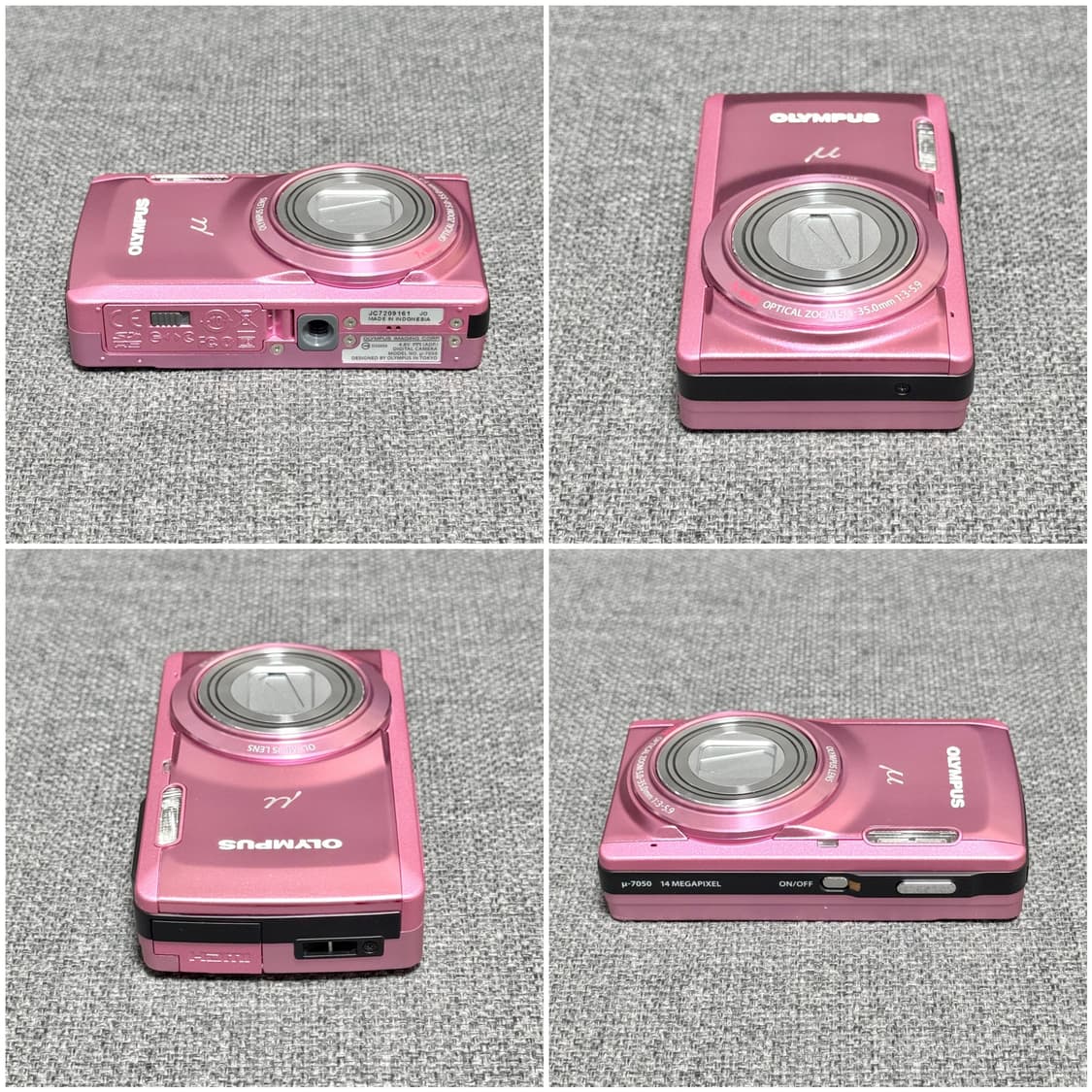 올림푸스 뮤 7050 라이트핑크 빈티지디카 상품이미지3