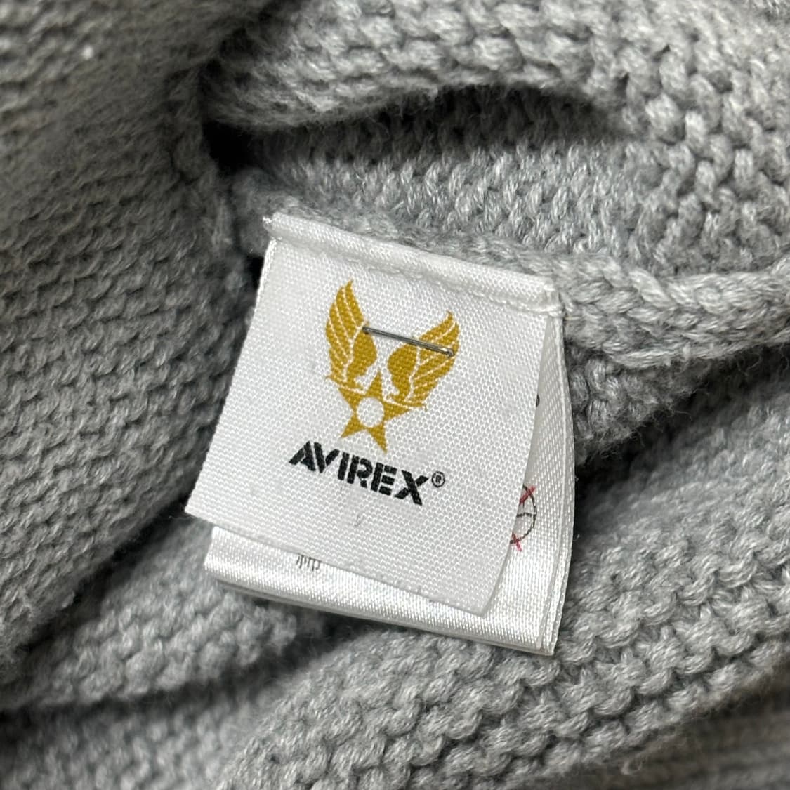 Avirex 아비렉스 성조기 니트 집업 상품이미지8