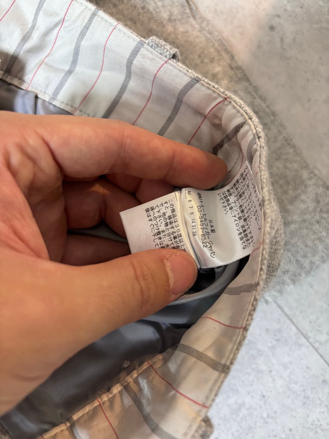 타미 힐피거 여성 울 모직 팬츠 그레이 S 상품이미지6