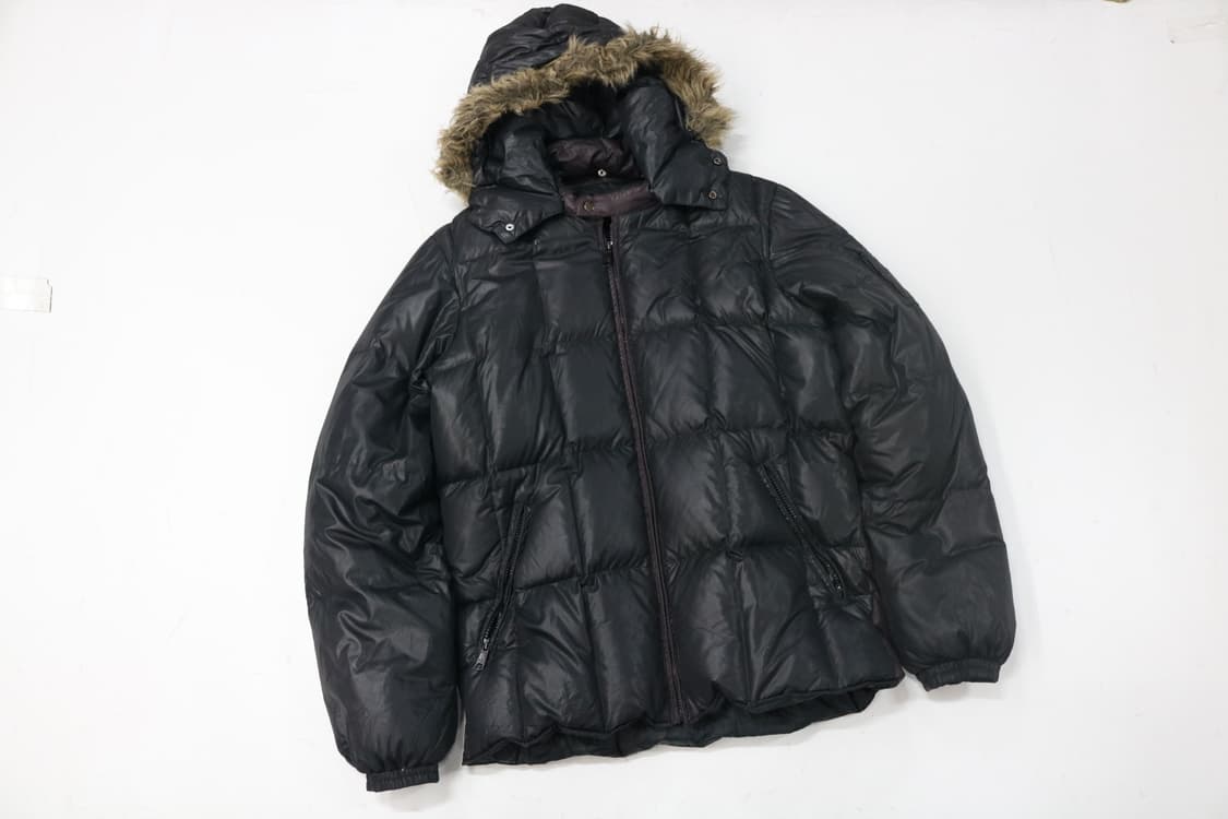 COX 빈티지 후드 퍼 덕다운 패딩 점퍼 상품이미지2