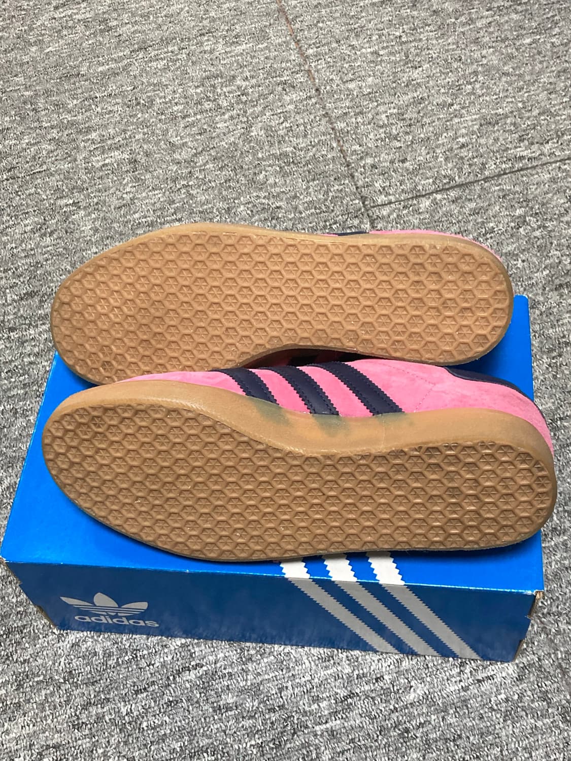 아디다스 가젤 85 핑크:다크블루 240 상품이미지4