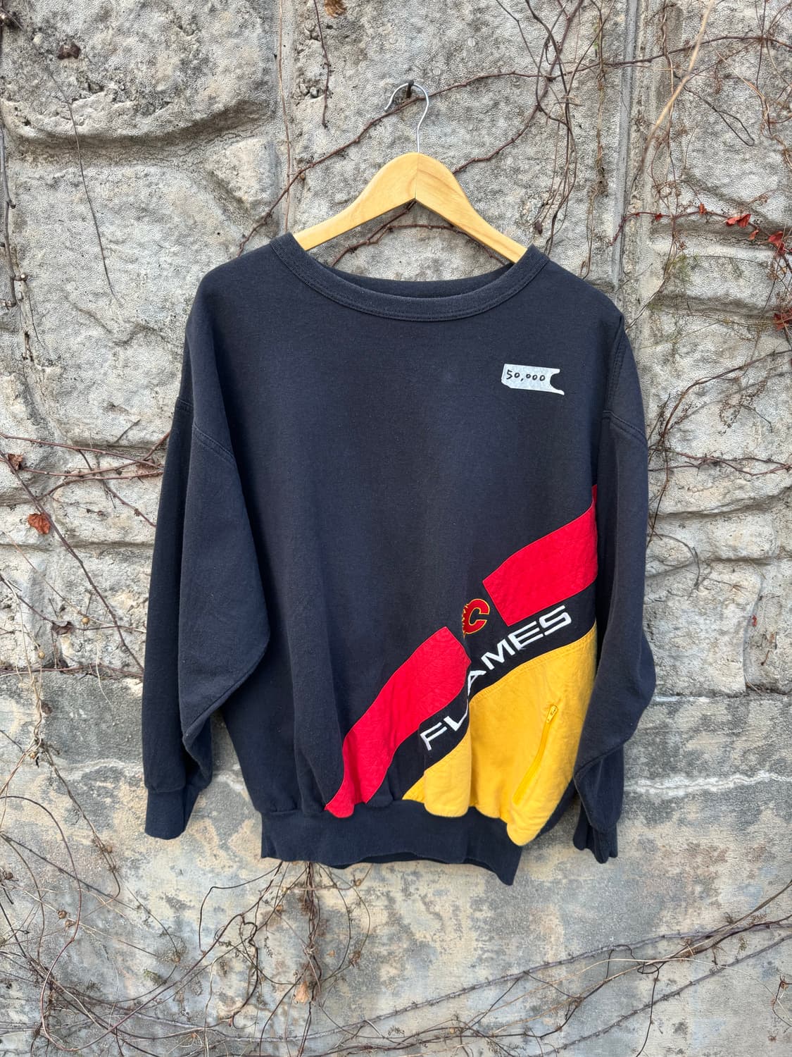 90s 익스클루시브 스포츠웨어 플레임 스웻 셔츠 맨투맨 m 상품이미지1