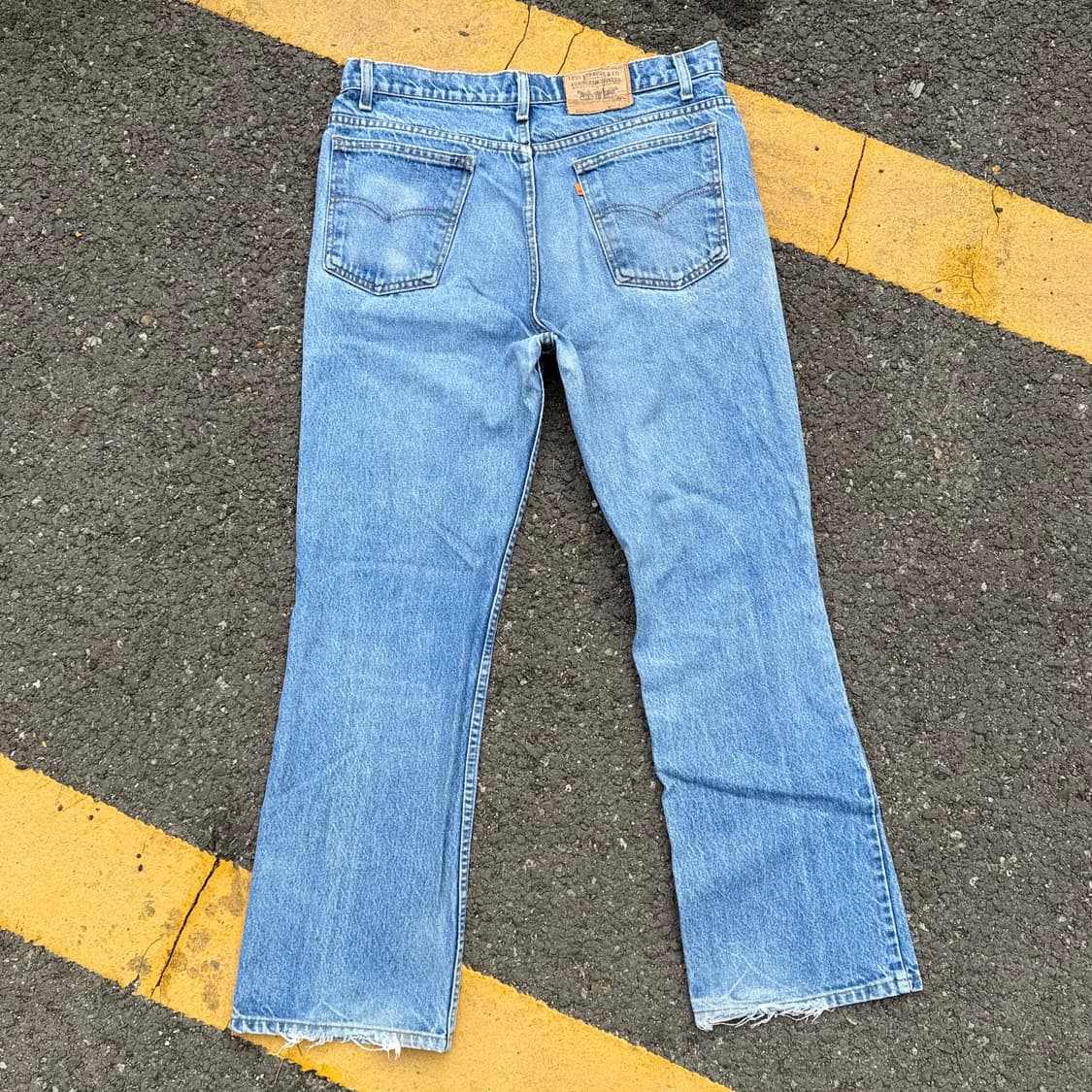 90s USA 빈티지 리바이스 517 부츠컷 오렌지탭 상품이미지5