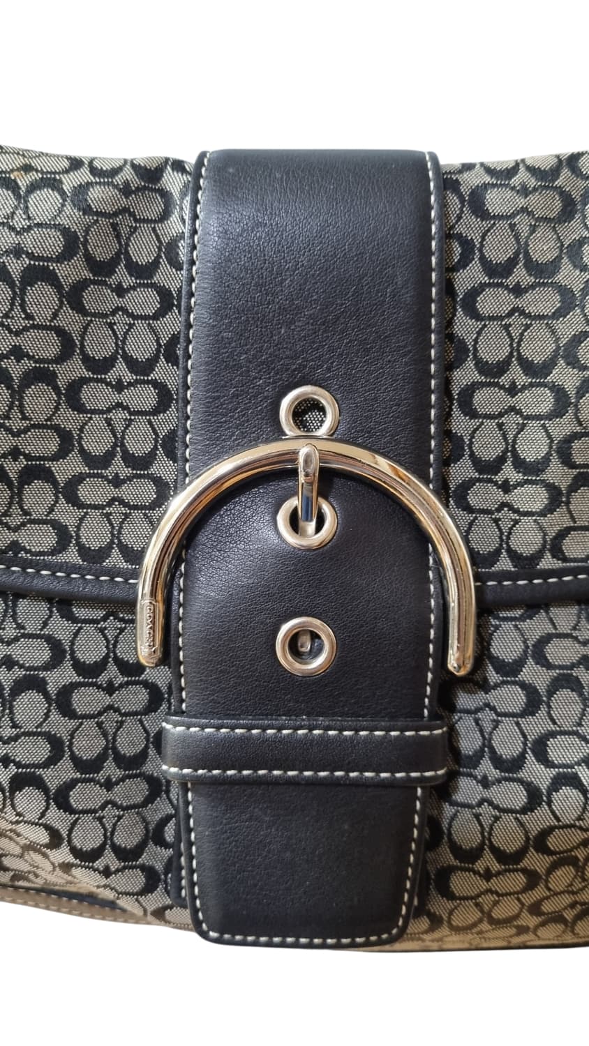 코치빈티지 소호 시그니처 숄더백 y2k 갸루 히메 상품이미지4