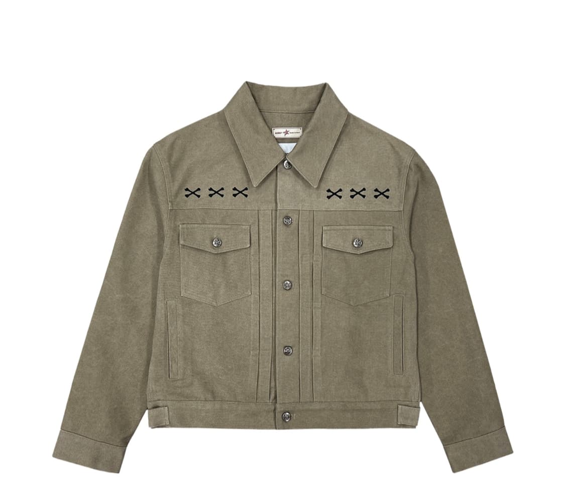 [1] 카미엔 X 아오이로 크롭 트러커 자켓 상품이미지1