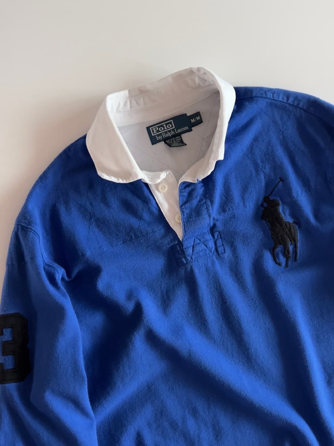 폴로 랄프로렌 빅포니 럭비 셔츠 M 상품이미지4